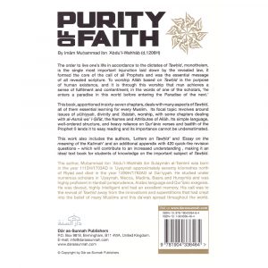 Purity Of Faith – Shaikhul-Islam Muhammad Ibn Abdul-Wahhab