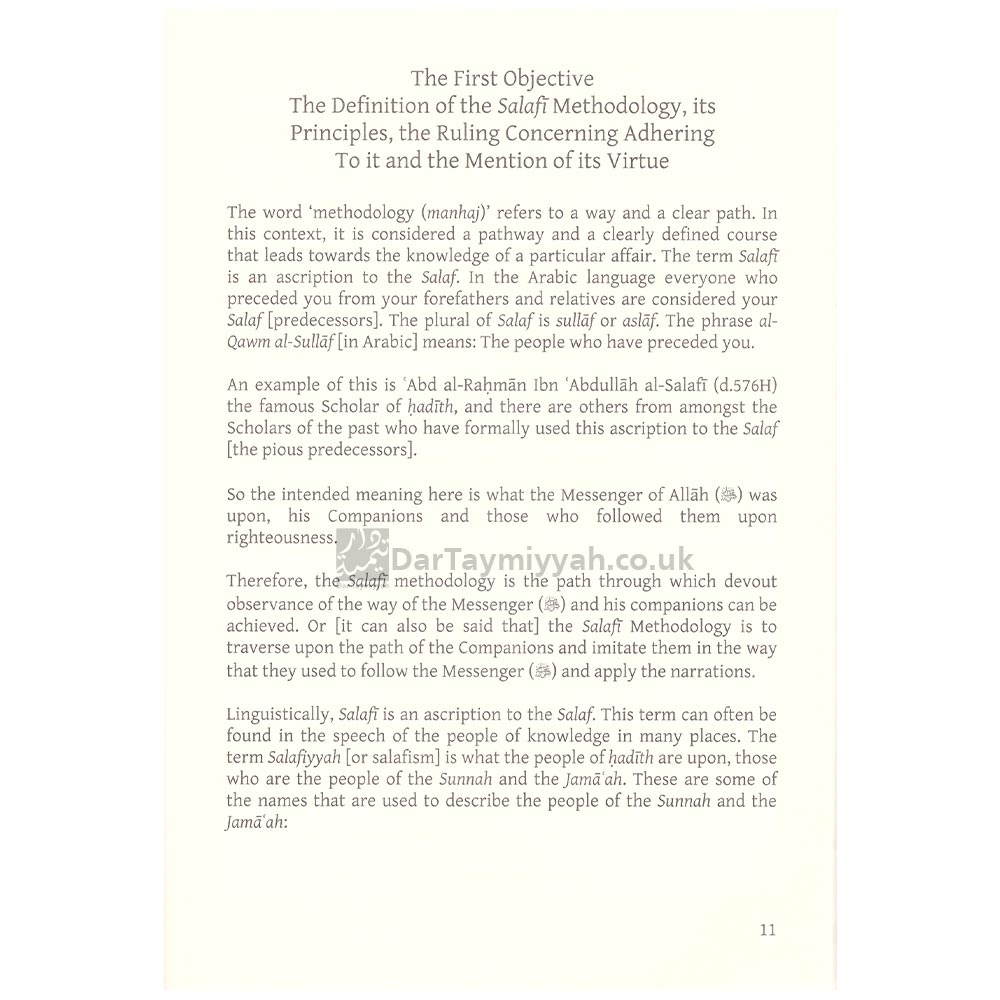 The-Salafi-Methodology-Its-Definition-Distinct-Characteristics-and-Call-Towards-Rectification---Muhammad-Bazmul-3