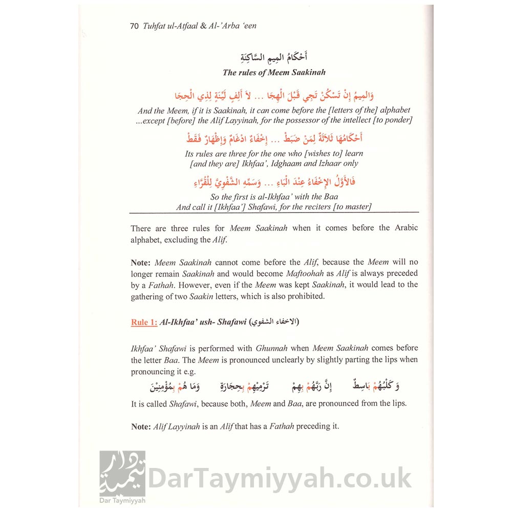 Tuhfat-Ul-Atfaal-A-Gift-for-the-Children in-the-Rules-of-Quran-Recitation &-The-Forty-Hadith-in-the-Excellence-of-the-Quran-2